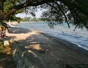 Frenchmans Bay Park west end Western entrance to the beach